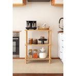 Concept 2 Raflı Mutfak Dolabı Kitaplık Banyo Balkon Organizer Ofis Düzenleyici Ahşap Nature