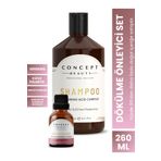 Concept Beauty Dökülme Önleyici Saç Bakım Seti : Nane Yağı-sarımsak Ekstratı-kafein Özlü Doğal-organik Şampuan