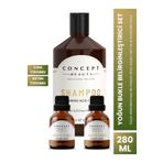 Concept Beauty Yoğun Bukle Belirginleştirici Saç Bakım Set - Tuzsuz, Sülfatsız Doğal-organik Şampuan