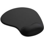 Concept Bilek Destekli Jelli Mouse Pad, Oval Kesim, Kaydırmaz Taban, Oyun, Ofis ve Ev Için Fare Altlığı, Ergonomik, Suya Dayanıklı Bileklikli Mouse Pad (Siyah)