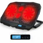 Concord C-884 Hiz Ayarli Dijital Gosterge 4 Fan Kademeli Oyuncu Gaming Laptop Sogutucu Stand Cooler