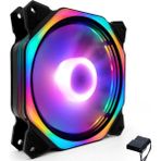 Concord C-894 Rgb Rainbow Gökkuşağı 12CM Kasa Geniş Fan