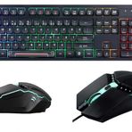 Concord Chocolate Style Isikli Rgb Gaming Oyuncu Turkce Klavye Mouse Seti