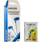 Concord E1 Mikrofonlu Kulak Içi Kulaklık ( Içecek Hediyeli) - Mavi
