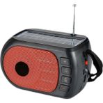 Concord FP506S Kırmızı Güneş Enerjili Bluetooth Hoparlör