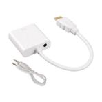 Concord Kablo HDMI To VGA Concord C-554 HDMI To VGA Aux Cable Ses Girişli
