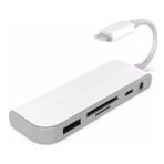 Concord Lightning To USB +Kart Okuyucu (Sd/tf)+ Şarj + 3.5mm Aux Dönüştürücü