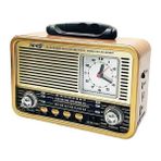 Concord NS-8898BT Kahverengi Nostaljik Radyo Bluetooth Hoparlör