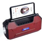 Concord SY978 Kırmızı Büyük Solar Güneş Enerji FM Radyo Fenerli Bluetooth Hoparlör