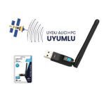 Concord W-7 300MBPS USB Antenli Uydu Alıcılı+ Pc Wifi Kablosuz Alıcı Adaptör MTK7601 Chipset Wlan