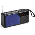 Concord YGA86 Mavi Solar Güneş Enerjili Fm Radyo Fenerli Bluetooth Hoparlör