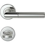 Condi 103 Saten Krom Rozetlı Kapı Kolu Saten Krom Rozetli Wc (Tk)