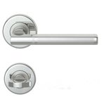 Condi 1093 Saten Krom Rozetlı Kapı Kolu Saten Krom Rozetli Wc (Tk)