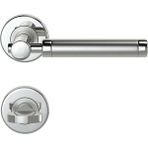 Condi 303 Saten Krom Rozetlı Kapı Kolu Saten Krom Rozetli Wc (Tk)