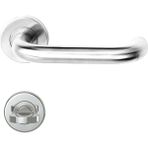 Condı 803 Saten Krom Rozetlı Kapı Kolu Saten Rozetli Wc (Tk) - 1