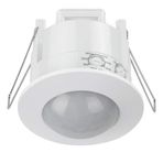 conecto Kızılötesi Hareket Sensörü Tavan İç Sıva Altı Tavan Montajı LED 360° Işık Kontrolü IP20 Alacakaranlık Sensörü (1 Adet), Beyaz