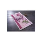 Confetti Carte Postale 50x57 Pembe Oymalı Banyo Halısı