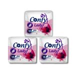 Confy Lady 10 Adet 3 Paket Normal Maxi Hijyenik Ped