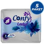 Confy Lady Ultra Extralong 35 Adet Hijyenik Pedler, Gün Boyu Konfor ve Sızıntı Önleyici Teknoloji