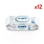Confy Premium Soft Care 100 Adet 12 Paket 1200 Yaprak Islak Mendil