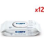Confy Premium Soft Care 70 Adet 12 Paket 840 Yaprak Islak Mendil