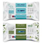 Confy Yüzey Temizlik Havlusu 2li Set – Beyaz Sabun, Çamaşır Suyu Ferahlığı (100 Yaprak x 2)
