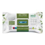 Confy Yüzey Temizlik Havlusu ve Mendili – Beyaz Sabun Kokulu (100 Yaprak)