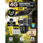 Conio 7/24 Güvenlik: 6mp Sım Dış Kamera, Mobil Ptz, Hareket Algı/alarm, Gece/hava Dayanıklı, Sesli, Kolay Kurulum - Siyah