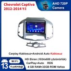 Conio Chevrolet Captiva 2012-2014 Yıl Uyumlu 9 Inç 4 GB Ram 32 GB Hafıza Multimedya Carplay Navigasyon - Açık Gri