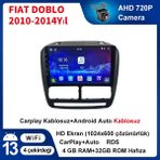 Conio Fiat Doblo (2010-2014 Yıl) Uyumlu 4GB Ram 32GB Rom Android Multimedya Sürüm 13 Kablosuz Carplay Navigasyon 9 Inç Ekrann - Siyah
