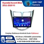 Conio Hyundai Accent Blue 2011-2020 Yıl Uyumlu 9 Inç 4 GB Ram 64 GB Hafıza Multimedya Carplay Navigasyon - Açık Gri