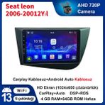 Conio Seat Leon 2006-2012 Yıl Uyumlu 9 Inç 4 GB Ram 64 GB Hafıza Multimedya Carplay Navigasyon - Siyah