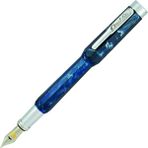 Conklin Nozac Piston Ohio Blue Dolma Kalem Ef Uç - Altın - Sarı