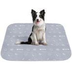 Conkote Köpekler için Yıkanabilir ve Yeniden Kullanılabilir Pee Pedleri, 36" x 41" Kaymaz Köpek Oyun Parkı Matı Köpek Eğitimi, Lazımlık, Oyun Parkı, İnkontinans (2'li Paket)
