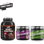 Conlast Whey Protein 2000 gr Çikolatalı - Pre-Workout 300 gr - Glutamine 300 gr
