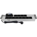 Connect 19" 2u 12'li Fransız Ups Sigortalı Alüminyum Rack Kabin Prizi Pdu
