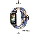 CONOCER Huawei Band 7 Uyumlu Yeni Tasarım Mikrofiber Dokuma Hasır Kordon Kayış
