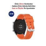CONOCER Samsung Gear S2 Classic - Gear Sport Uyumlu 20mm Desenli Silikon Kordon Kayış