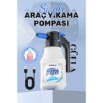 CONOCER Şarjlı Araç Yıkama Köpük Püskürtücü 1.5L Elektrikli Otomatik Oto Köpük Pompası Temizlik Makinesi