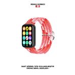 CONOCER Xiaomi Redmi Watch 4-5 / Mi Band 8 Pro Uyumlu Hasır Dokuma Kordon Kayış