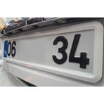 Consept Beyaz Plakalik 2Adet Yazisiz Plakalik Kabi 384606404