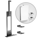 Console Holder Wall Mount for PS5: Gaming Stand for PlayStation 5 Digital, Disc Edition, With 2 Controller Kits, Black