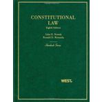 Constitutional Law (Hornbook) 8th edition by Nowak, John, Rotunda, Ronald (2009) Gebundene Ausgabe