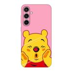 CONSTRAIN (1069) Pembe Winnie The Pooh Pembe Telefon Kılıfı Samsung S23 FE ile uyumlu