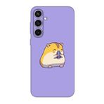 CONSTRAIN (1140) Lila Sevimli Hamster Lila Telefon Kılıfı Samsung S23 FE ile uyumlu