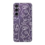 CONSTRAIN (1182) Şeffaf Face Art Şeffaf Telefon Kılıfı Samsung S23 FE ile uyumlu