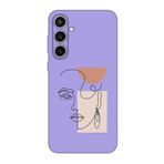 CONSTRAIN (1185) Lila Women Art Lila Telefon Kılıfı Samsung S23 FE ile uyumlu