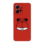 CONSTRAIN (1584) Kırmızı 4g Garfield Kırmızı Telefon Kılıfı Redmi Note 12 ile uyumlu