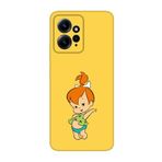 CONSTRAIN (1628) Sarı 4g Taş Devri Kız Bebek Sarı Telefon Kılıfı Redmi Note 12 ile uyumlu