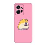 CONSTRAIN (1693) Pembe 4g Sevimli Hamster Pembe Telefon Kılıfı Redmi Note 12 ile uyumlu